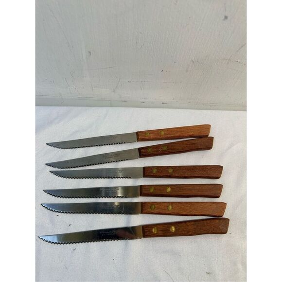 Frontier Forge Steak Knives Japan Wood Handle replacement - Picture 5 of 5